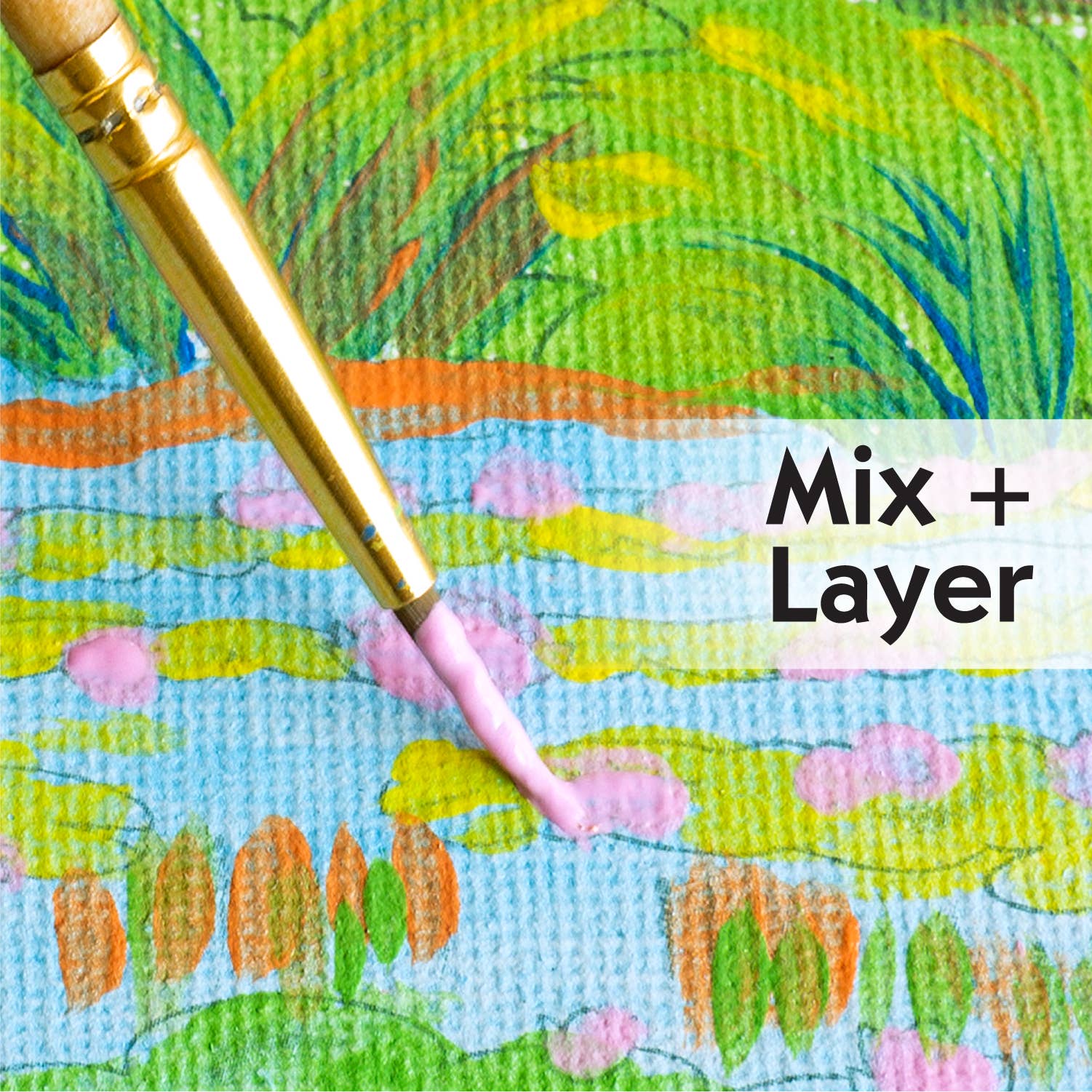 Faber-Castell / Creativity for Kids - Wholesale DIY Craft Kit - Kids - Paint by Number Museum Series - The Japanese Footbridge4