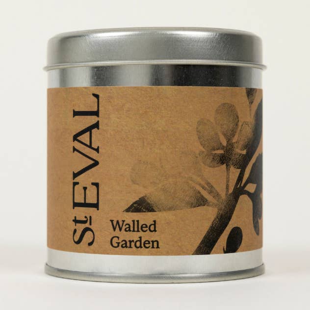 Jardin clos, bougie en boîte parfumée, boîte de 4 pour la vente par St Eval