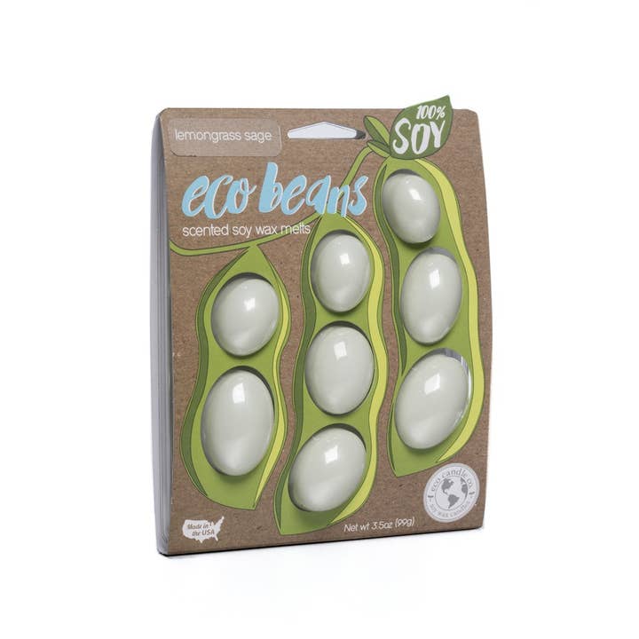 eco beans LEMONGRASS SAGE for wholesale by Eco Candle Company