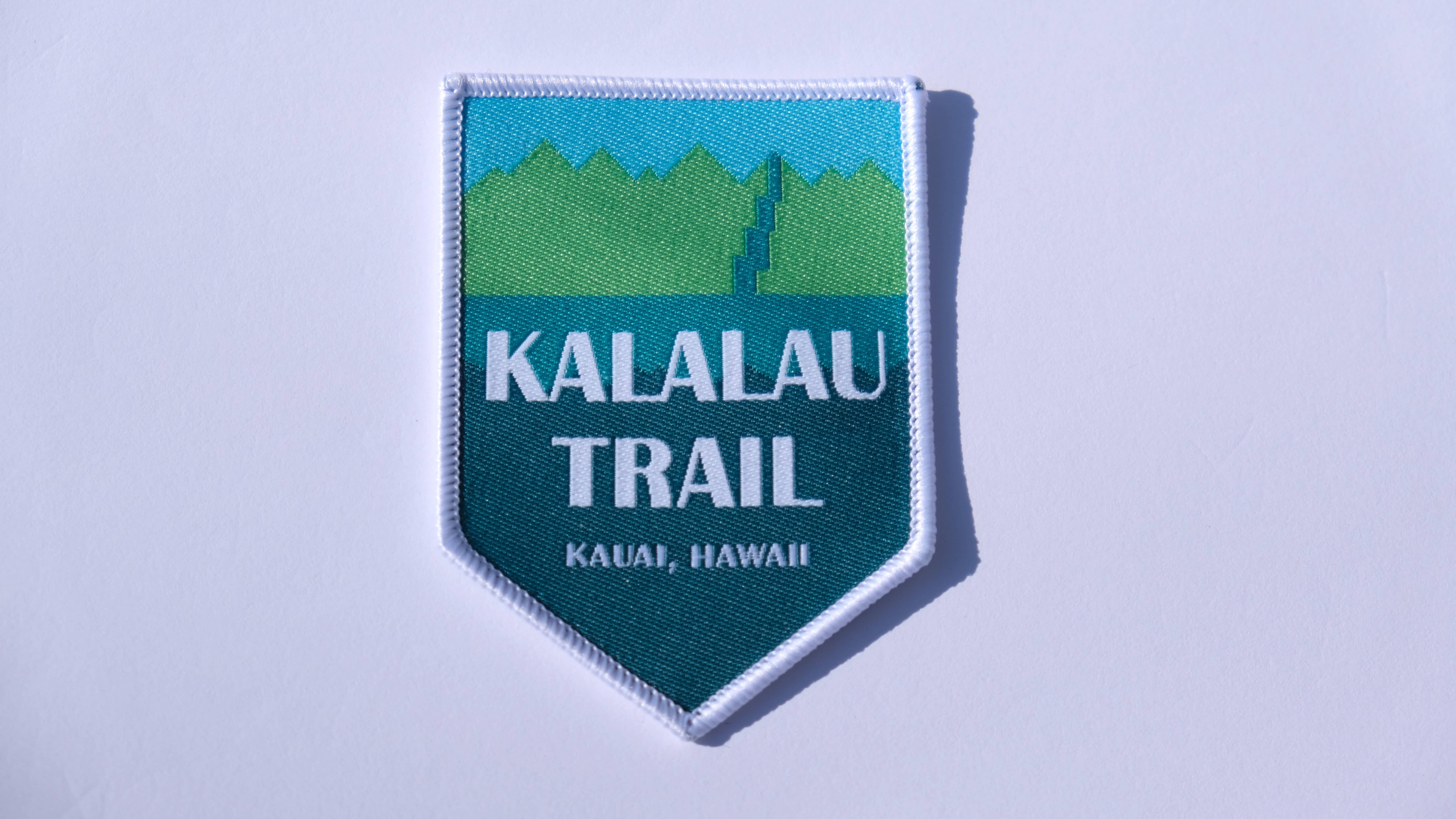 Trail Memories - Wholesale Patch - Kalalau Trail patch - Kauai, Hawaii hiker gift badge
1