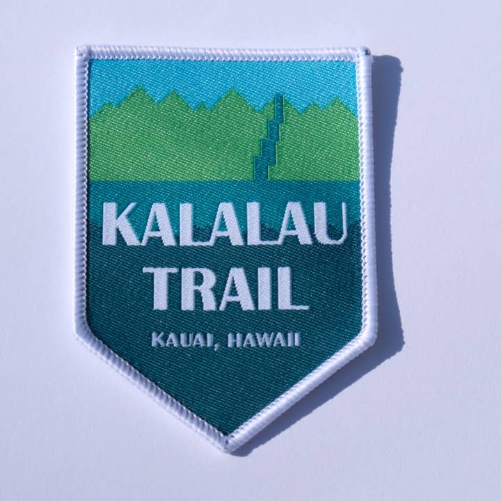 Trail Memories - Wholesale Patch - Kalalau Trail patch - Kauai, Hawaii hiker gift badge
1
