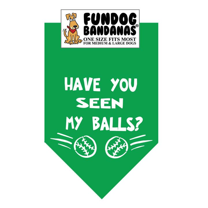 Wholesale 5 Pack - Have you Seen my Balls? Bandana for wholesale by FunDog Bandanas