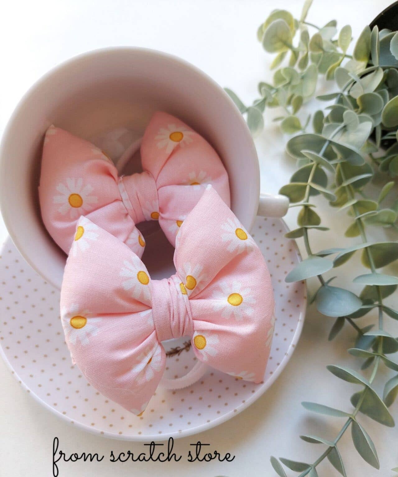 From Scratch Store - Wholesale Hair Bow - Kids - Hair Ties Bow Margaret0