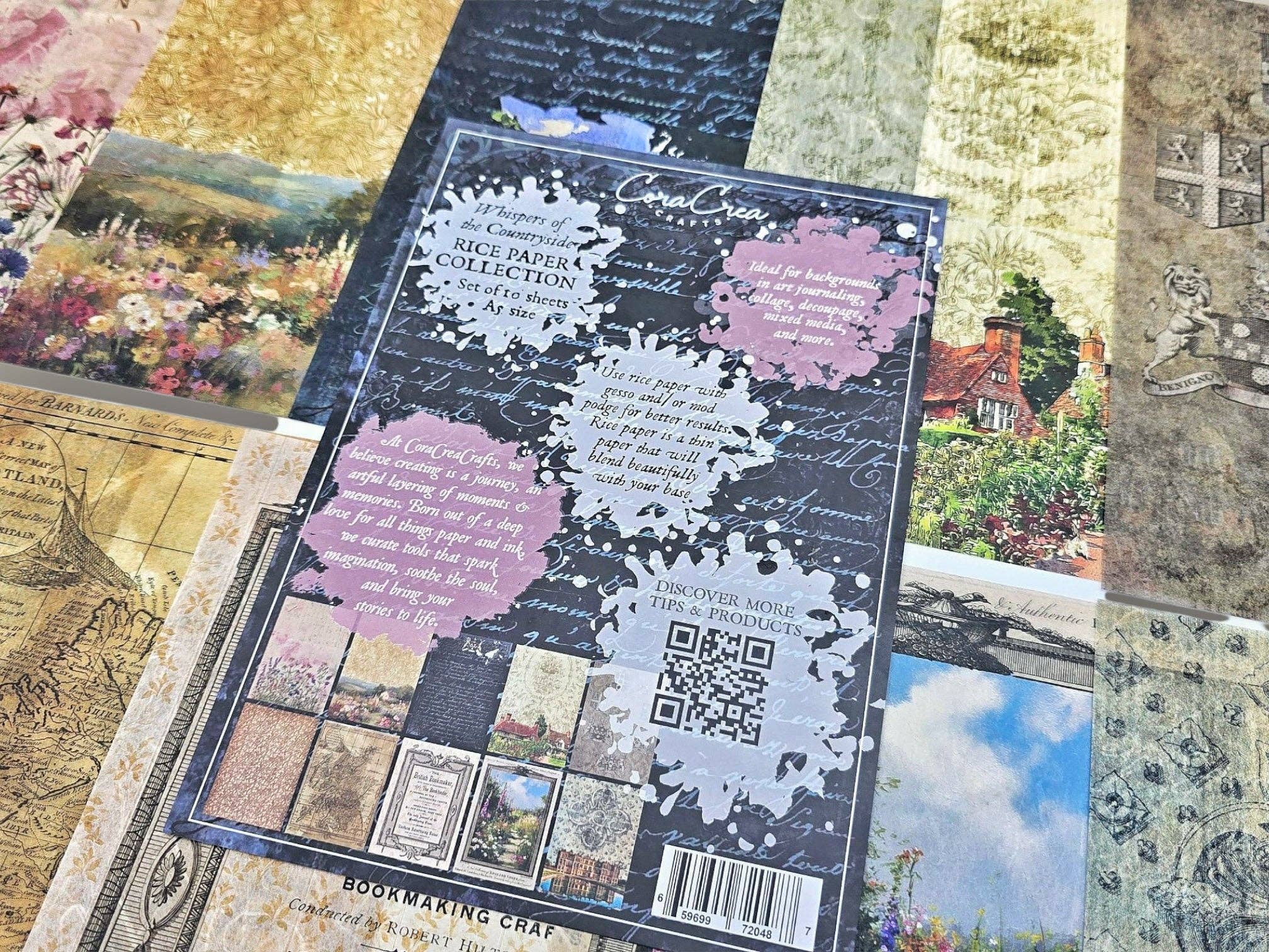 CoraCreaCrafts - Wholesale Scrapbooking Kit - Whispers of the Countryside Rice Paper Collection5