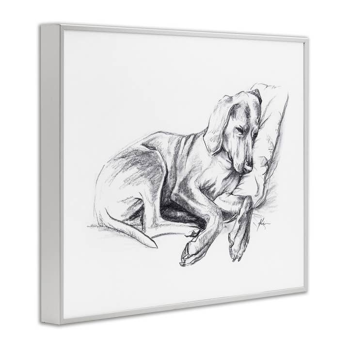 Stupell Industries - Wholesale Wall Decor - Kids & Baby - Napping Dog Drawing Framed Art27