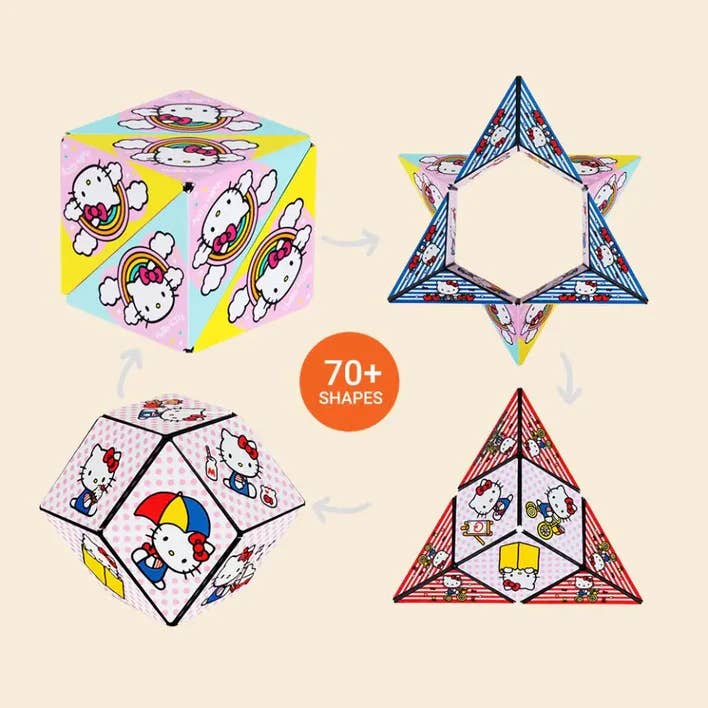 Fun In Motion Toys - Wholesale Puzzle - Kids - Shashibo Hello Kitty 12-pc Magnetic Puzzle Cube STEAM MESH5