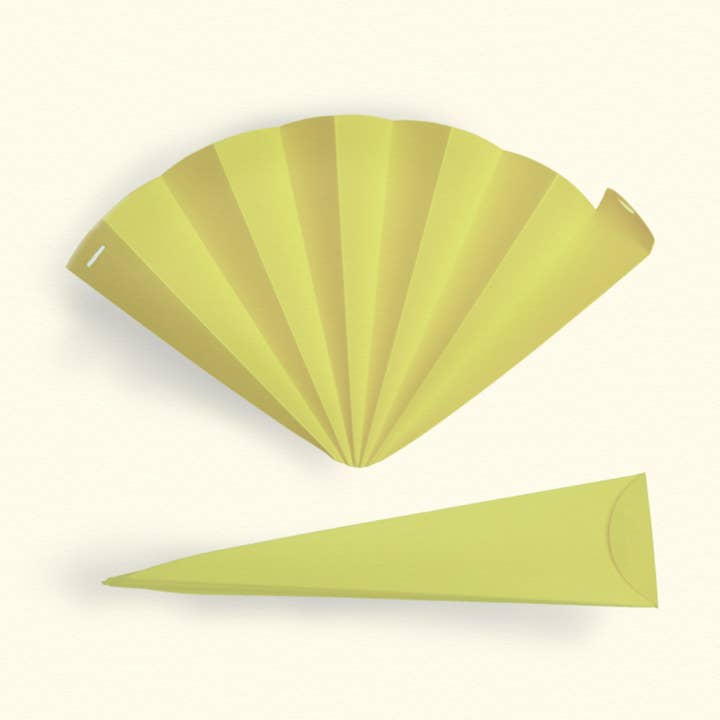 Self-closing compartment, sustainable, translucent yellow for wholesale by justfans