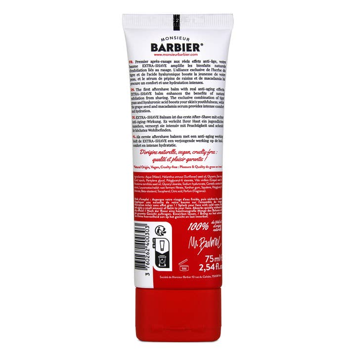 Monsieur BARBIER - Wholesale Aftershave - Men's - EXTRA SHAVE - Anti-Aging After-Shave Balm3