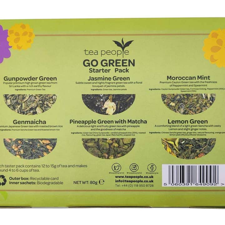Tea People – Engroshandel Løs te – Gå grøn! - Startpakke