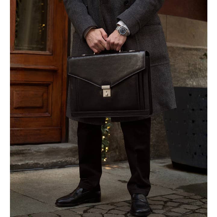 Time Resistance – Großhandel Aktentasche – Unisex – Klassische Design-Lederaktentasche - Der Magus12