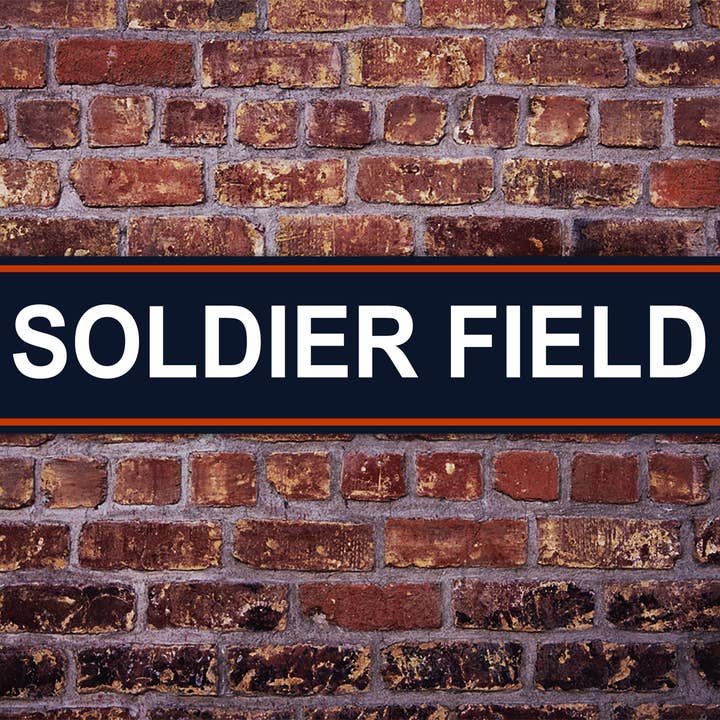 Soldier Field Street Sign Chicago Bears Football voor wholesale door Game Time Prints