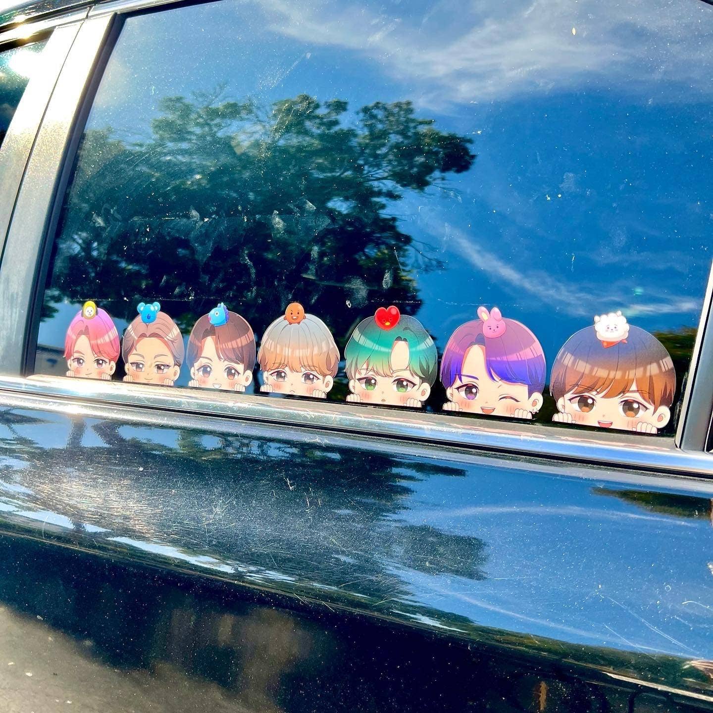 Nekodecal - Wholesale Sticker - Chibi BTS Peekers9