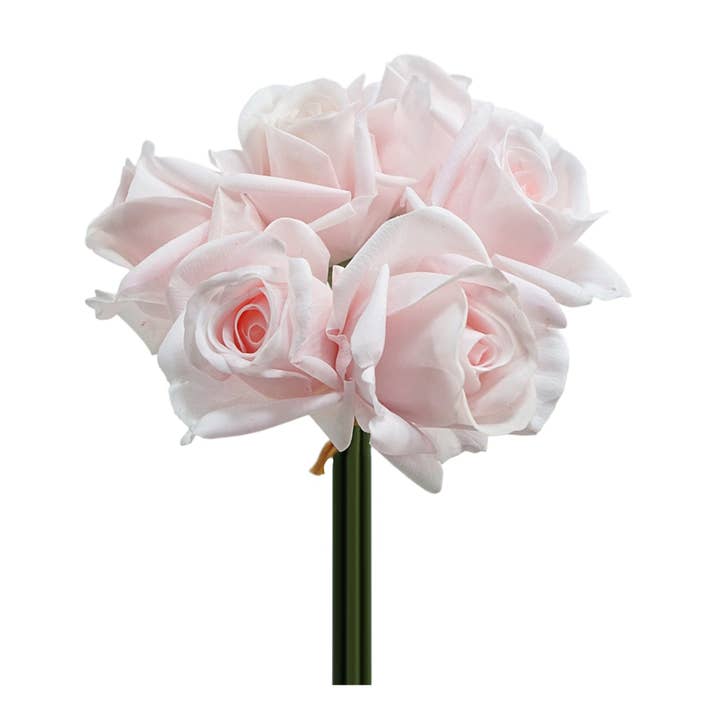 10-pack med 6-naturlig-fuktad beläggning Real Touch-ros för wholesale av Angel Isabella