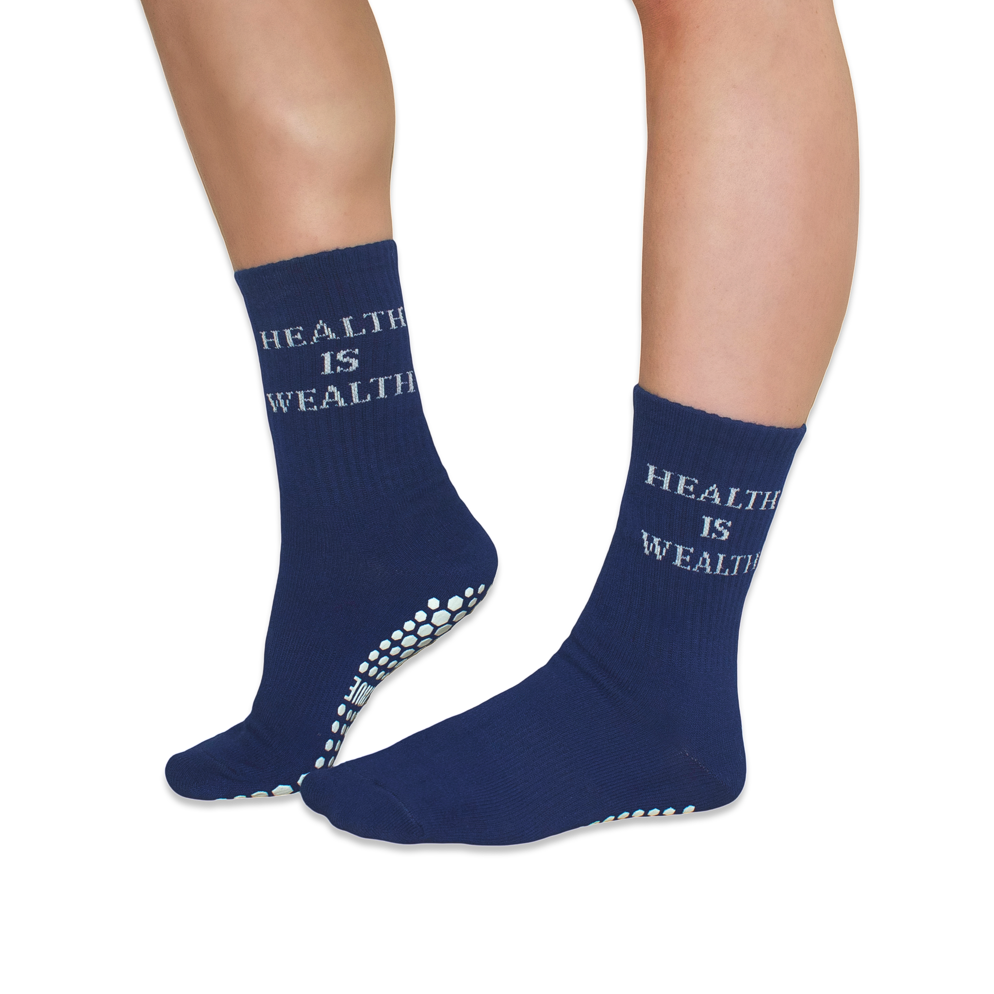 SAINT BLUE - Wholesale Socks - Unisex - Health is Wealth Crew3