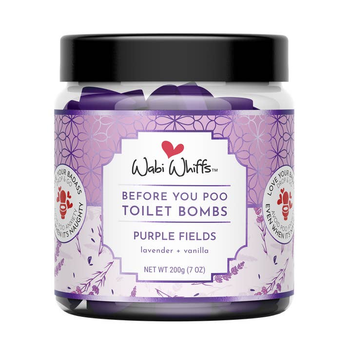 200g lilla felter fizzing toilet kærlighed bomber for engroshandel hos Wabi Whiffs