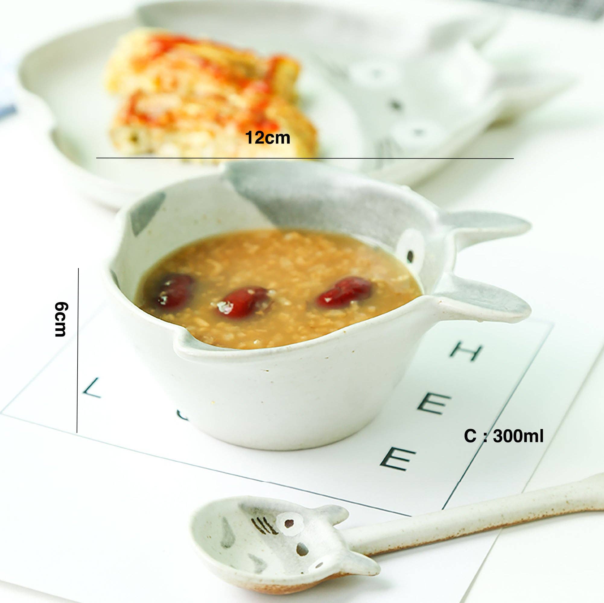 MinoCraft - Vente Service à vaisselle - Vaisselle avec mignon forme japonaise9