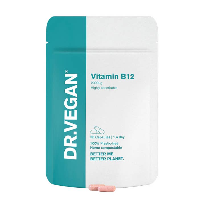 Vitamin B12 | 30 Capsules | Highly Absorbable | Vegan for wholesale by DR.VEGAN