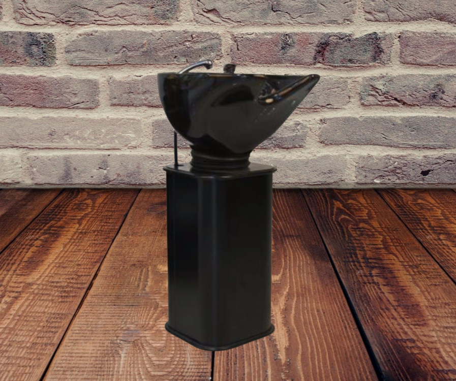 Salon Equipment Pros - Wholesale Face/Beauty Roller - Carla 2 Free Standing Shampoo Pedestal Sink with Faucet kit2