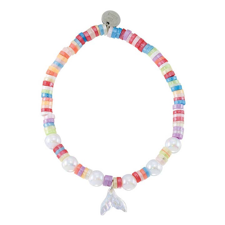 World End Imports Jewelry & Gifts - Venta al por mayor Pulseras de abalorios/colgantes - Fimo perlado Br, cola de sirena/122