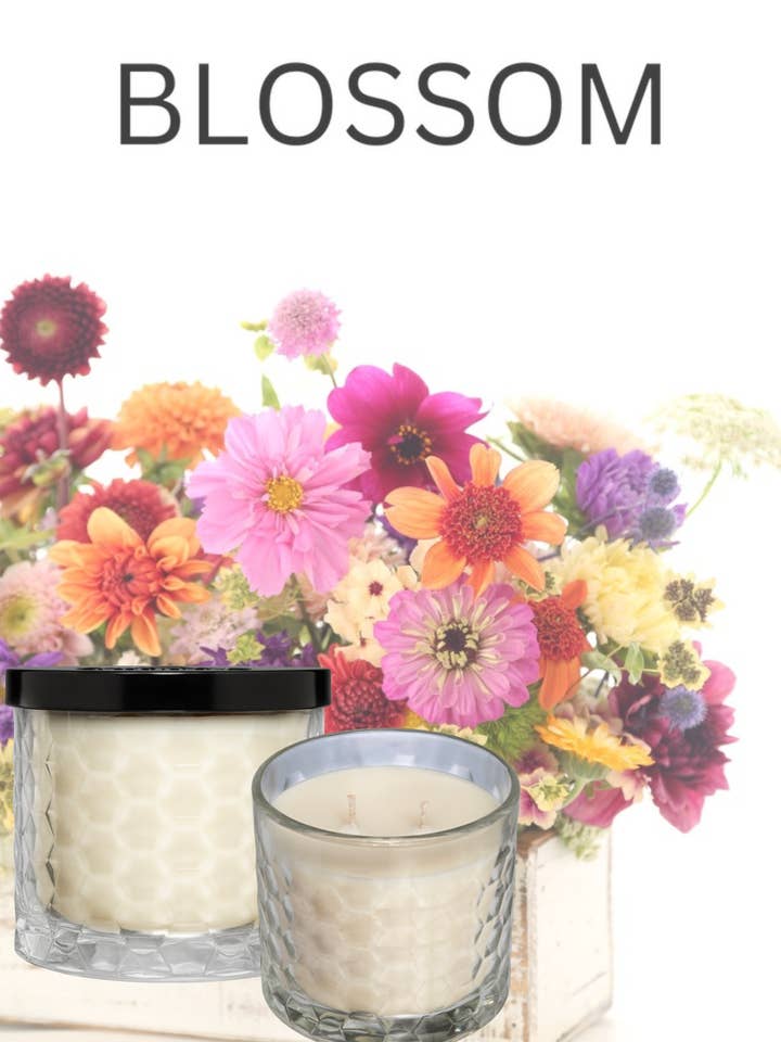 12 oz Soy Wax Candle - Blossom for wholesale by Carmans Candles
