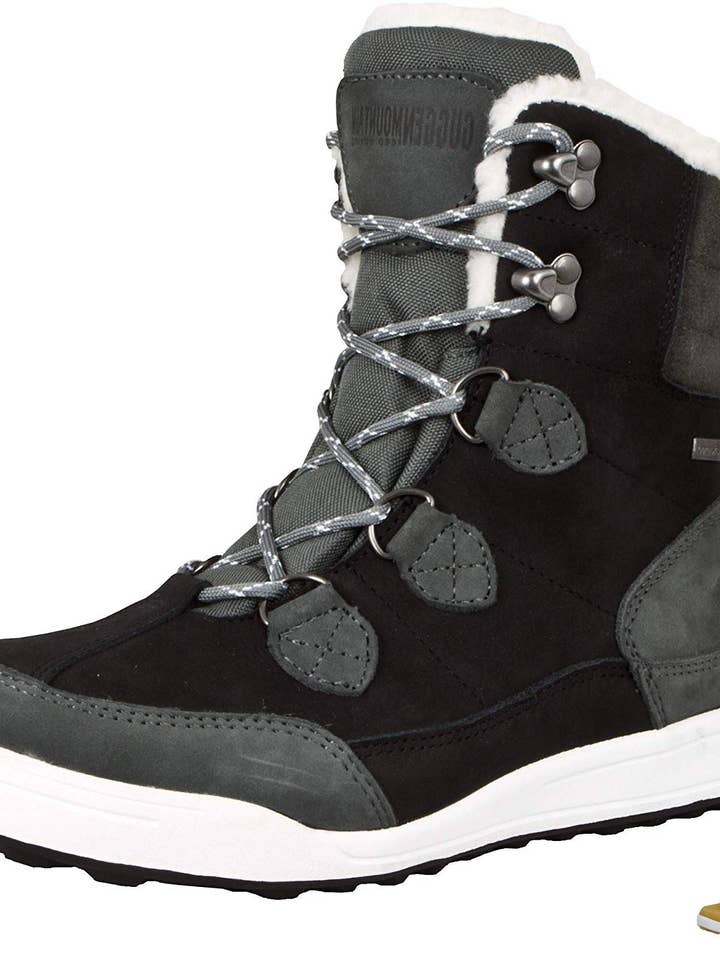 GUGGEN Mountain HPC57 Damen Fellstiefel gefüttert mit echter Lammwolle Winterstiefel wasserdicht for wholesale by GUGGEN Mountain