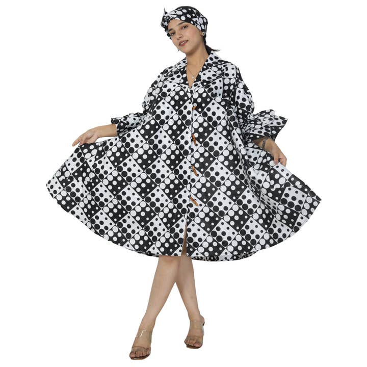 Women's Wide Short Jacket with Ruffle Sleeves -- FI-3133 for wholesale by African Stars