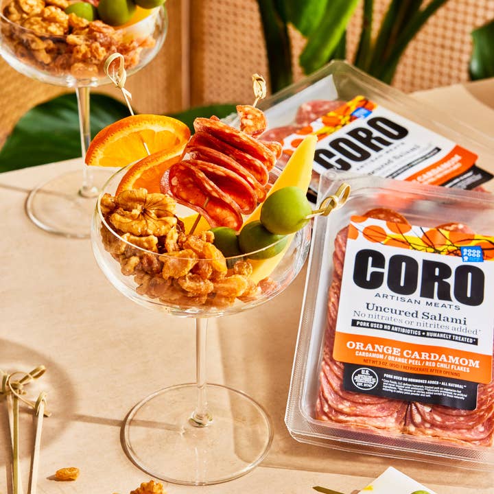 Coro Foods - Wholesale Salami - Sliced Pack Uncured Orange Cardamom5