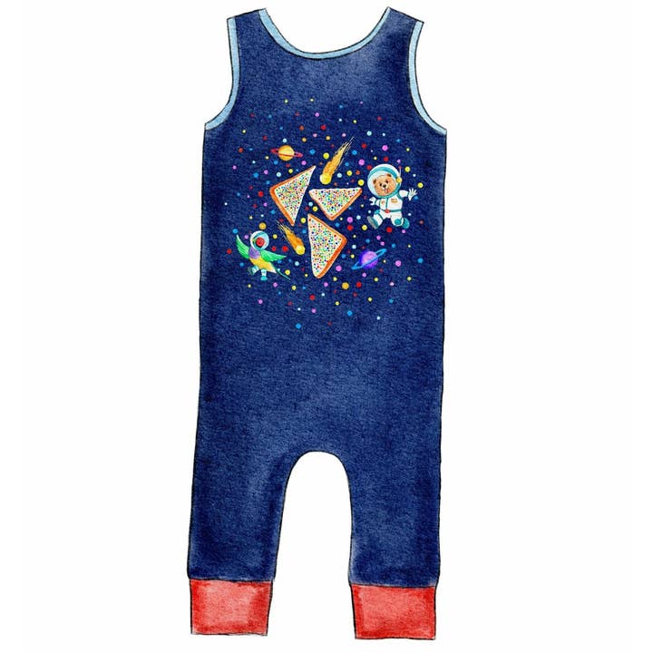 Goldie and Quentin Astronaut Organic Romper and other Purchase Wholesale goupie. Free Returns & Net 60 Terms on Faire trending on Faire.