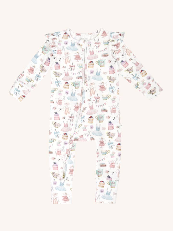 Fleur Harris - Wholesale Jumpsuit - Baby - 'Mini Party' Precious Frill Coverall Onesie