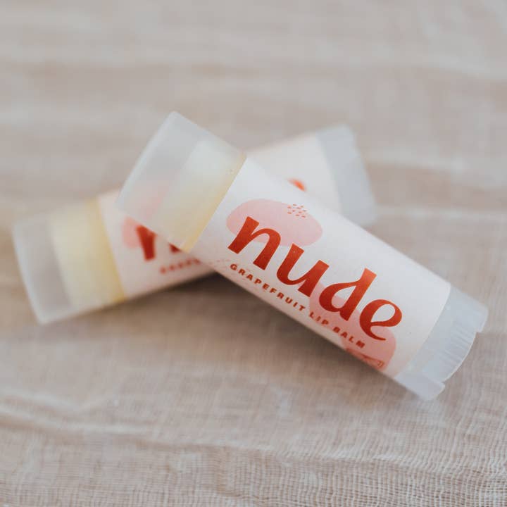 Nude Balm natural grapefruit moisturizing lip balm for engroshandel hos Nude Balm