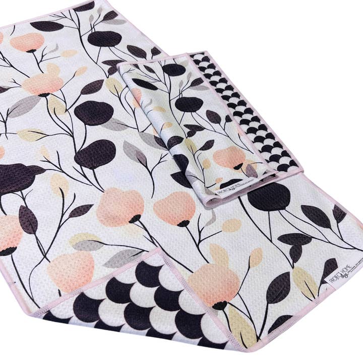 Soft Petals | Waffle Weave Microfiber Towels Kitchen & Bath for wholesale by Project Home DIY / Towel Collective