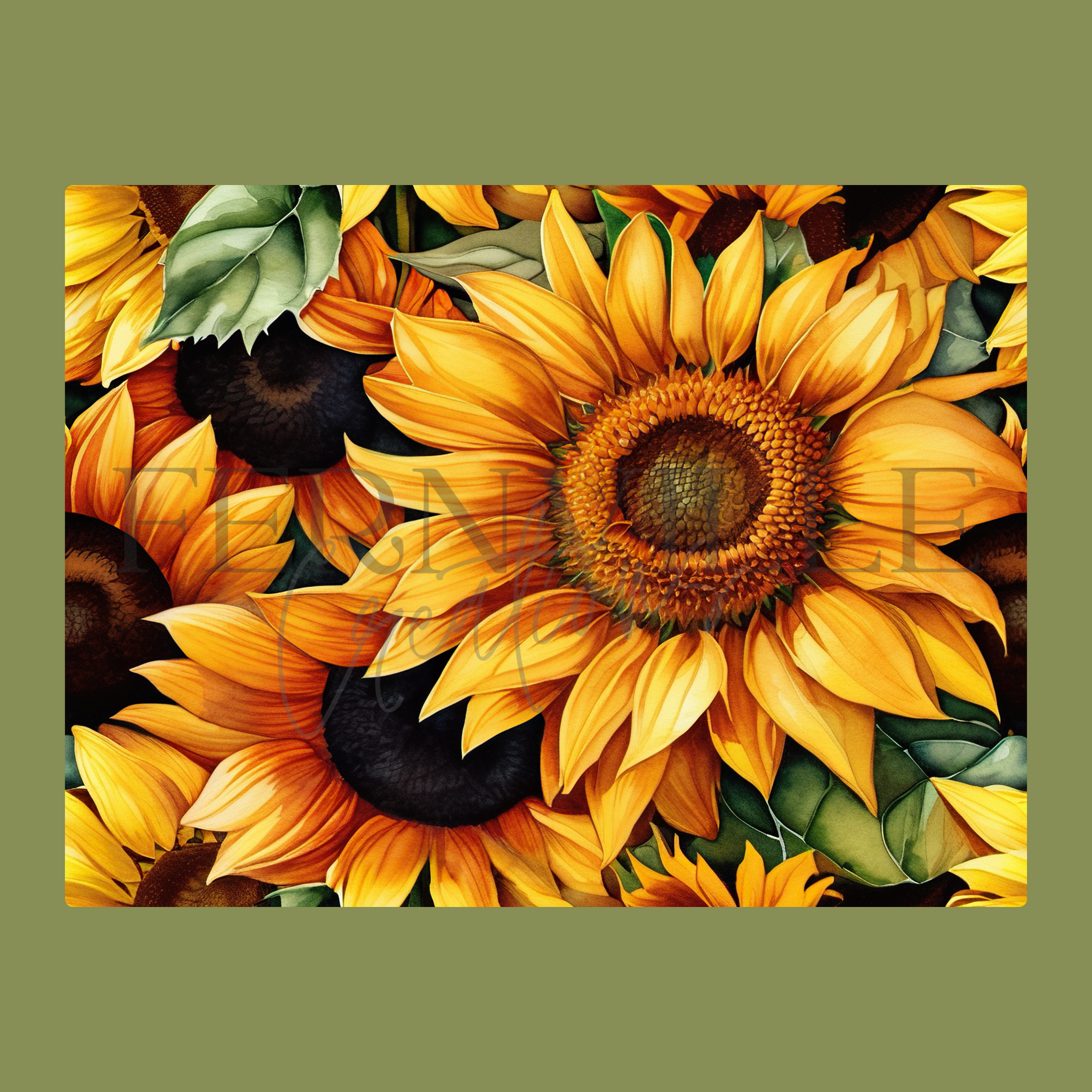 Fernville Creations - Wholesale Cutting Board - Tempered Glass Cutting Board: Sunflower Charcuterie Tray (2)7