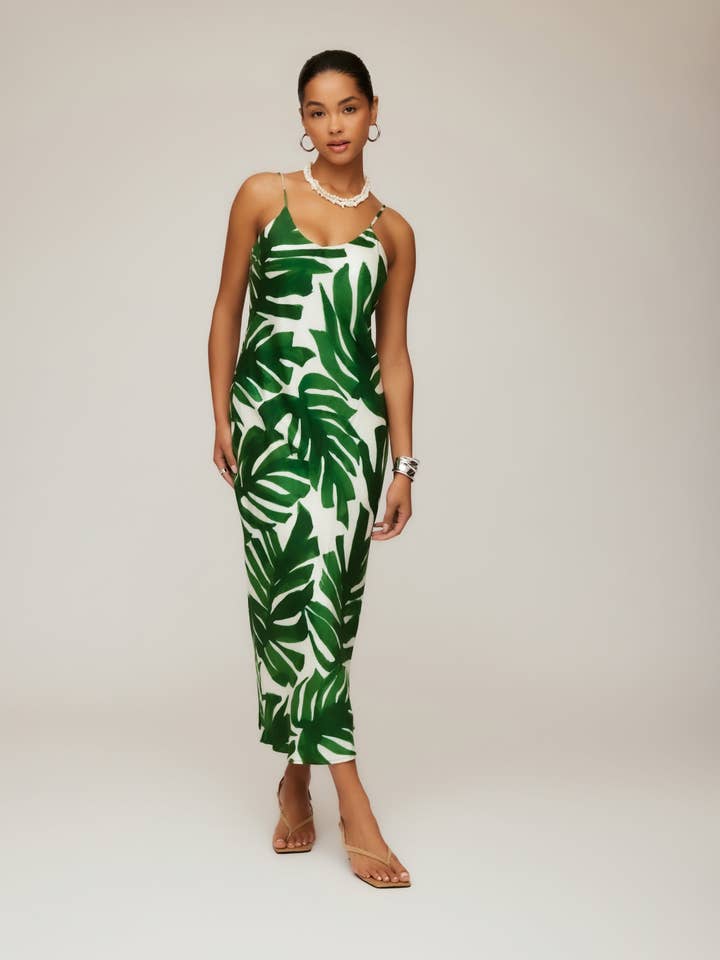 Print F Carie Bias Midi Dress for wholesale on Faire