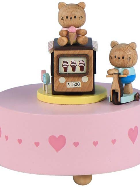 Bébli - Caixa de Música - Caixa de Música de Madeira Sweet Honey por atacado de Green Life