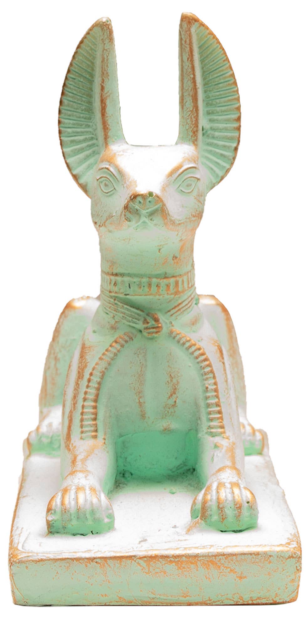 Discoveries, Inc. - Wholesale Decorative Figurine - Anubis Statue Reclining Patina - 3" - Egyptian God4