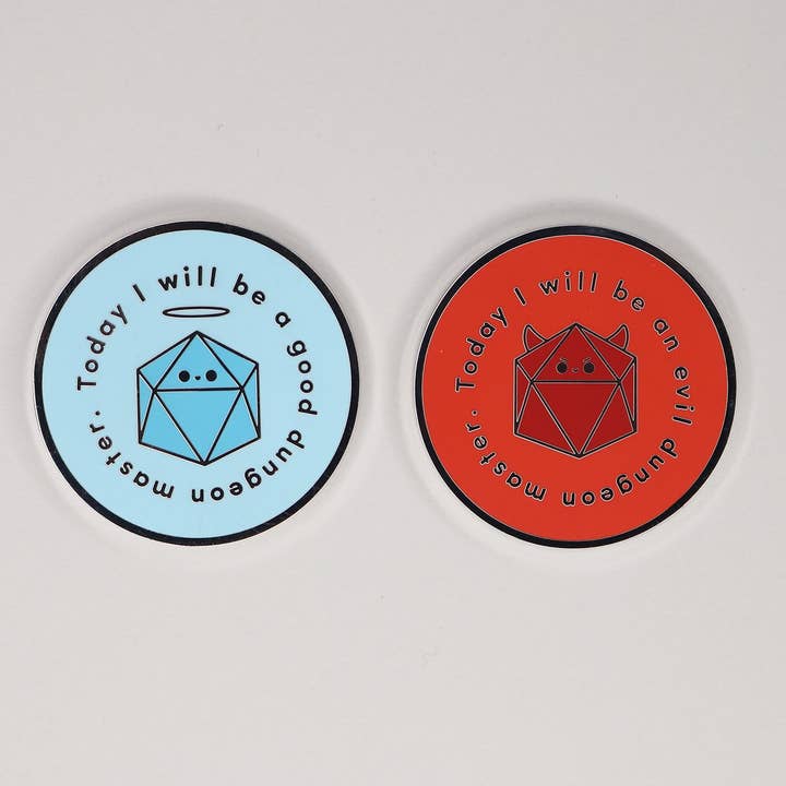 Dbl Feature - Wholesale Keepsake Coin/Token - Dungeon Master Alignment Coin2