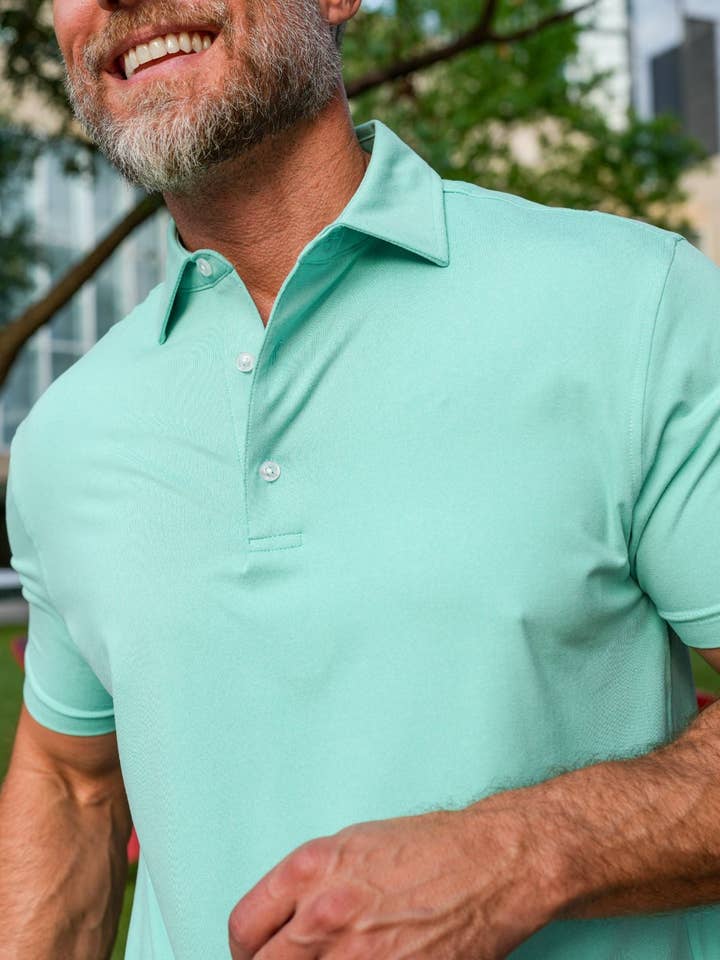 USA Palm - Wholesale Polo - Men's - Heathered Polo44