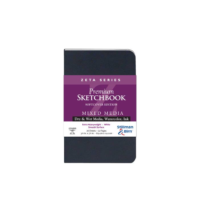 Exaclair - Vente Carnets de croquis - Stillman & Birn Carnet de croquis pour médias mixtes - Série Zeta16