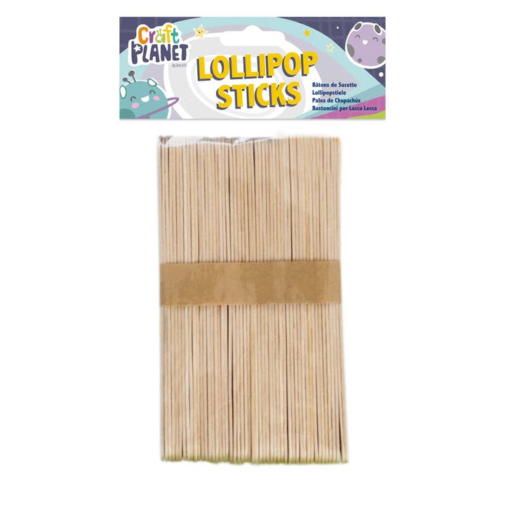 West Design Products – wholesale Klubba – Craft Planet Klubbor 50 stycken, Naturliga Extra Stora