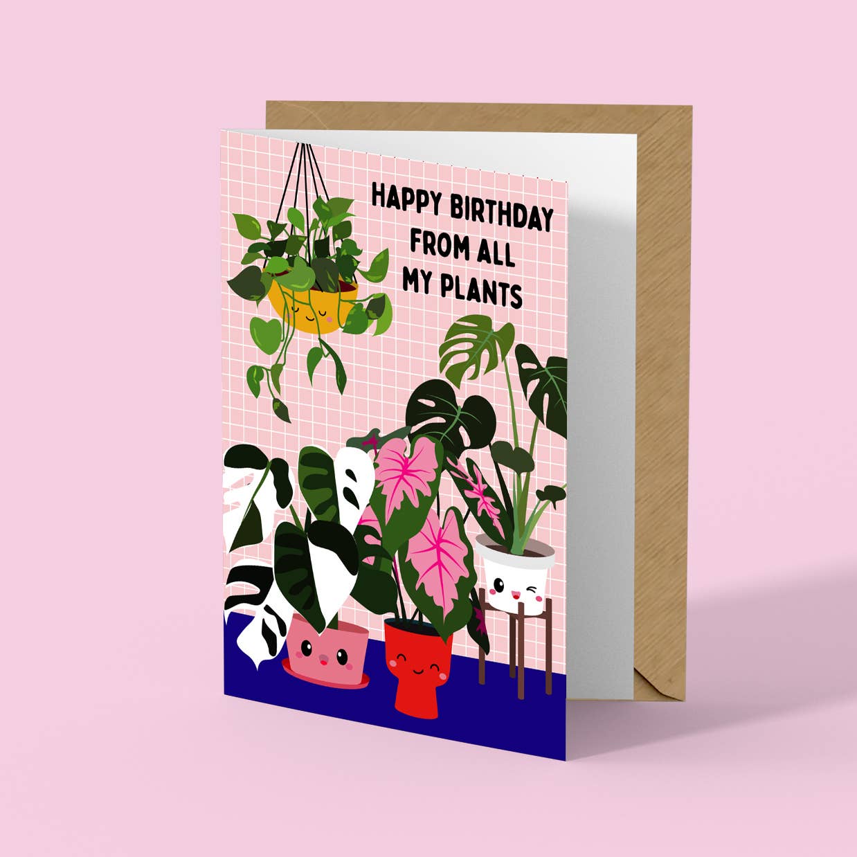 Studio Inktvis - Wholesale Birthday Card - Plants birthday greeting card1