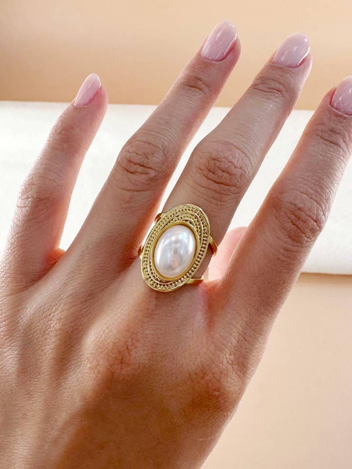 Anel em aço inoxidável por atacado de D Bijoux