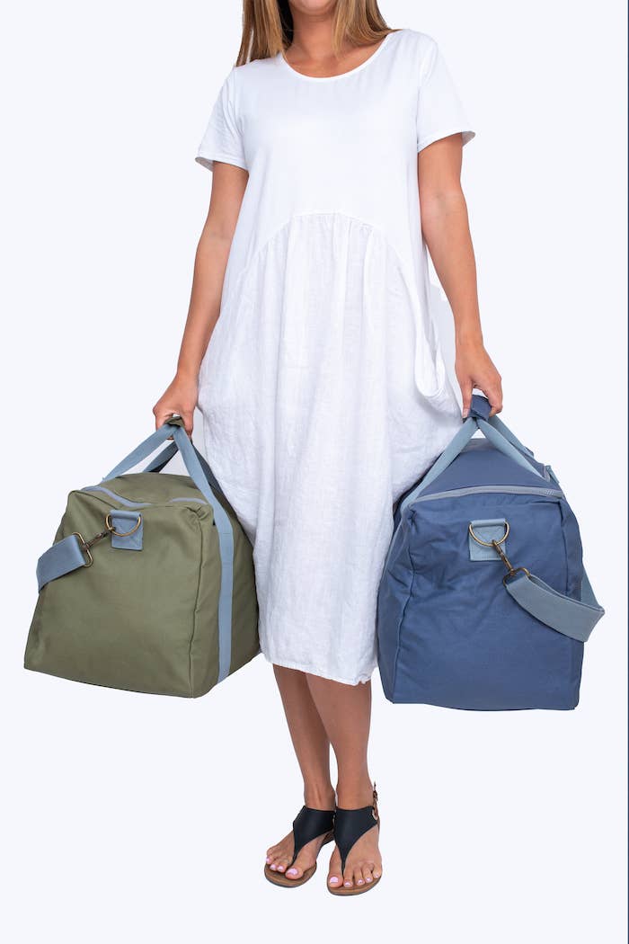 mb greene - Wholesale Weekender Bag - Women's - Duffle in Oyster Collection12