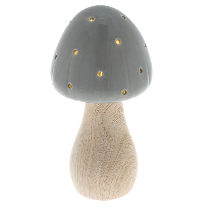 Mushroom Glow Lamp Medium Grey for wholesale by Joe Davies