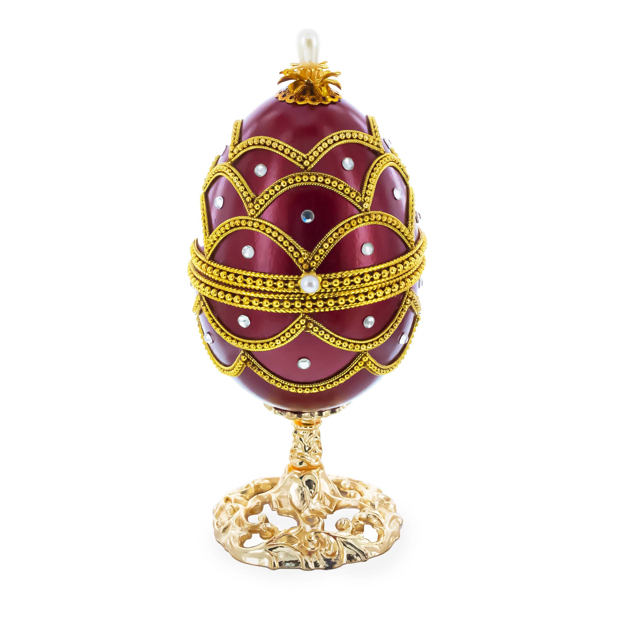 BestPysanky - Wholesale Decorative Figurine - Real Eggshell Royal Inspired Musical Easter Egg 5.4 Inches0