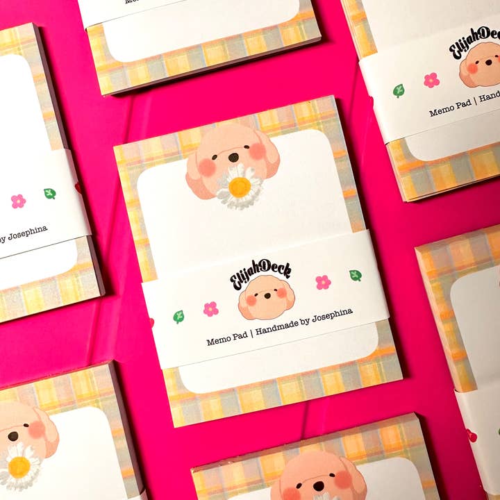 ElijahDeck - Wholesale Notepad - Purple ribbon Memo Pad2