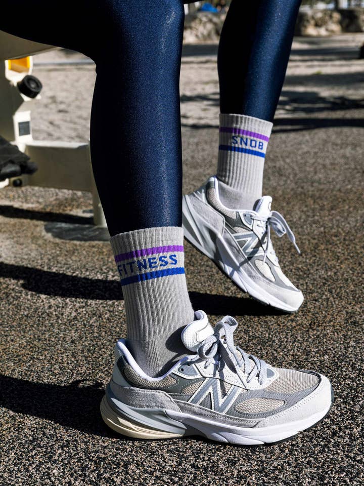 Fitness Snob - Wholesale Socks - Women's - Fitness Snob Athletic Crew Socks5