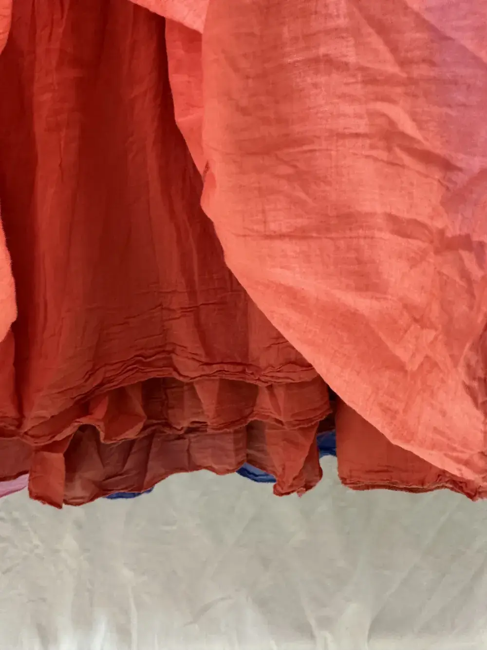 Mimi & Gogo – Engroshandel Nederdel - Dame – Lang bomuldsvoile nederdel med foer og elastik i taljen13