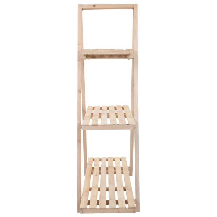 Creaciones Meng - Wholesale Free Standing Shelf - WOODEN DISPLAY SHELF KIT WITH 3 TRAYS1