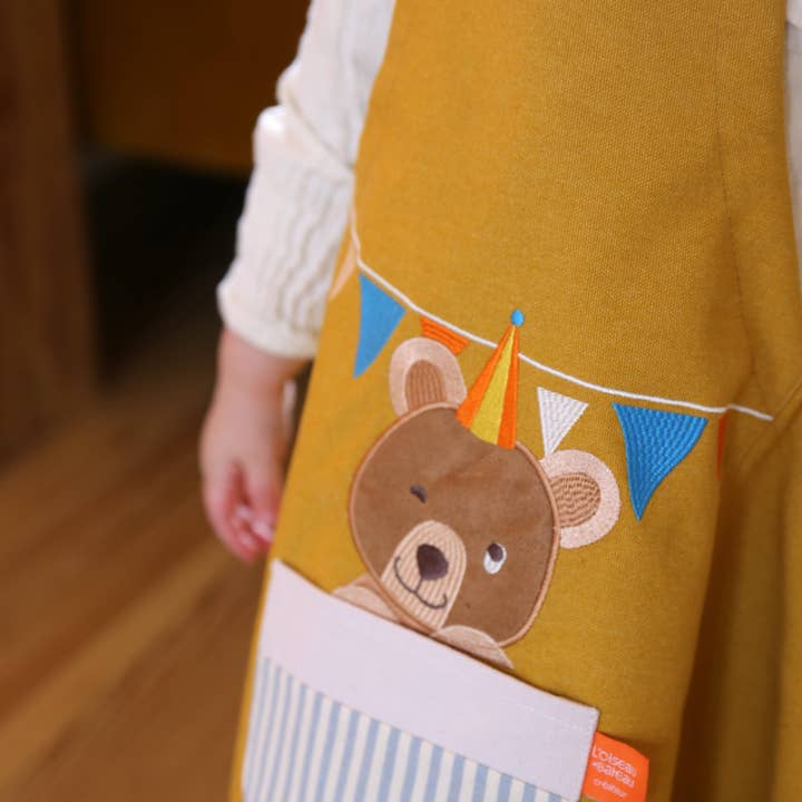 L'Oiseau Bateau - Wholesale Apron - Kids - Child's kitchen apron - Bear buddy