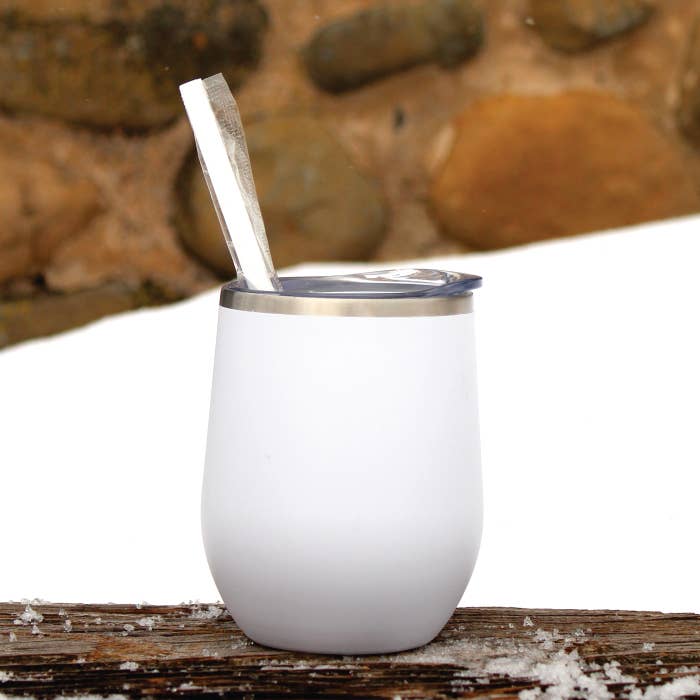 Katie & Company - Wholesale Insulated Mug/Tumbler - Life is Better in the Mountains Enamel Mug Wine Tumbler